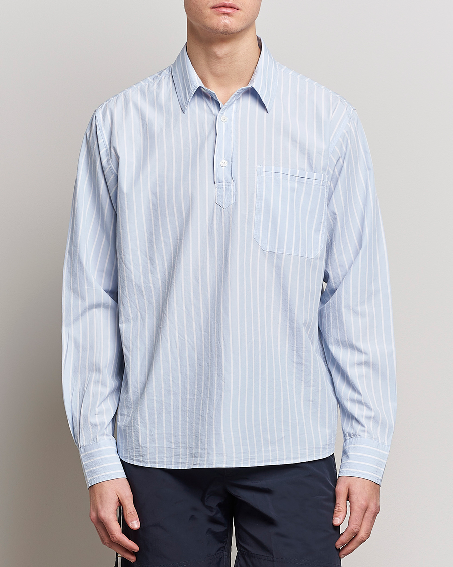 Mies |  | Orlebar Brown | Shanklin Relaxed Fit Overhead Shirt Serenity Blue