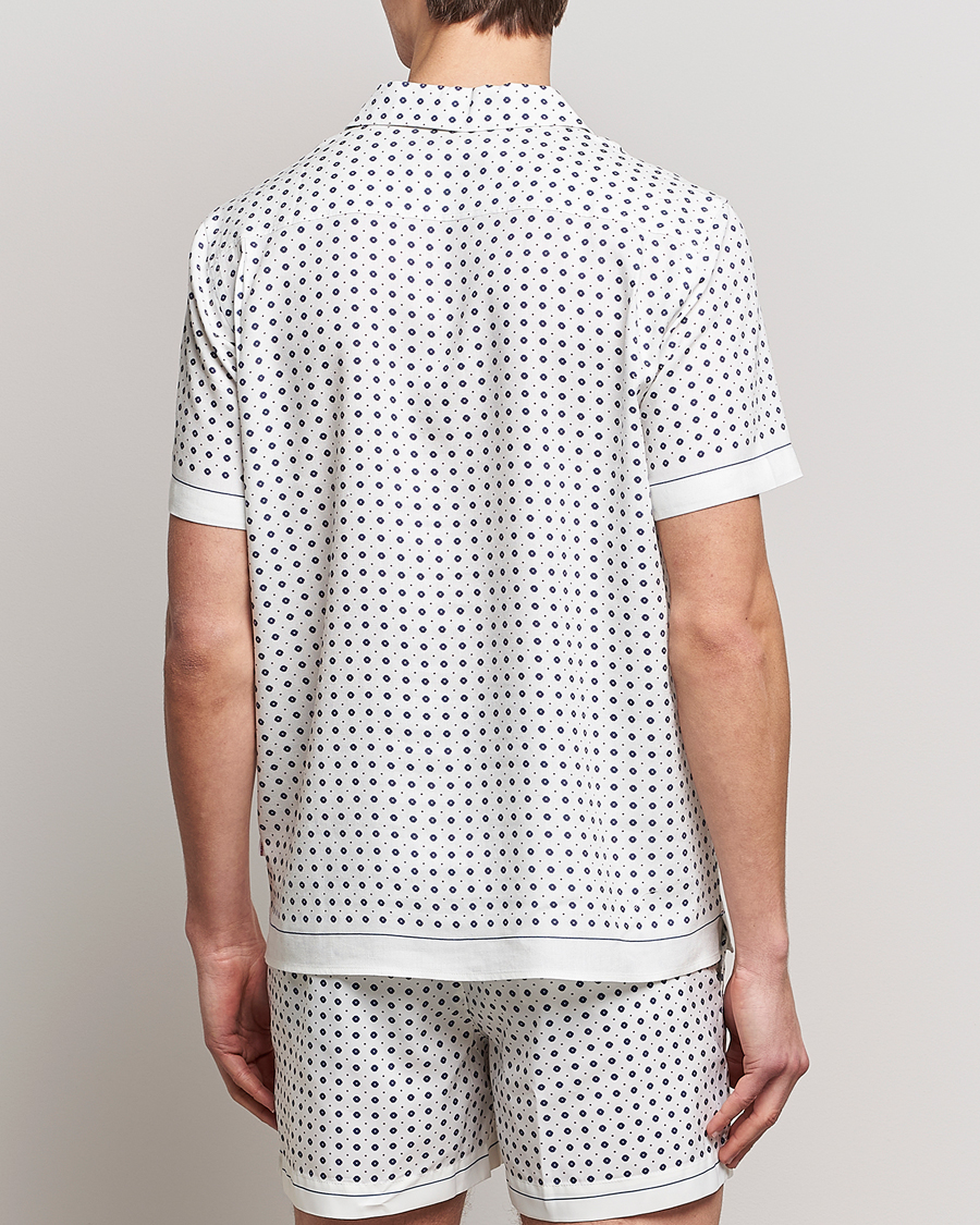 Mies | Kauluspaidat | Orlebar Brown | Hibbert Cravat Linen/Viscose Shirt Sea Mist