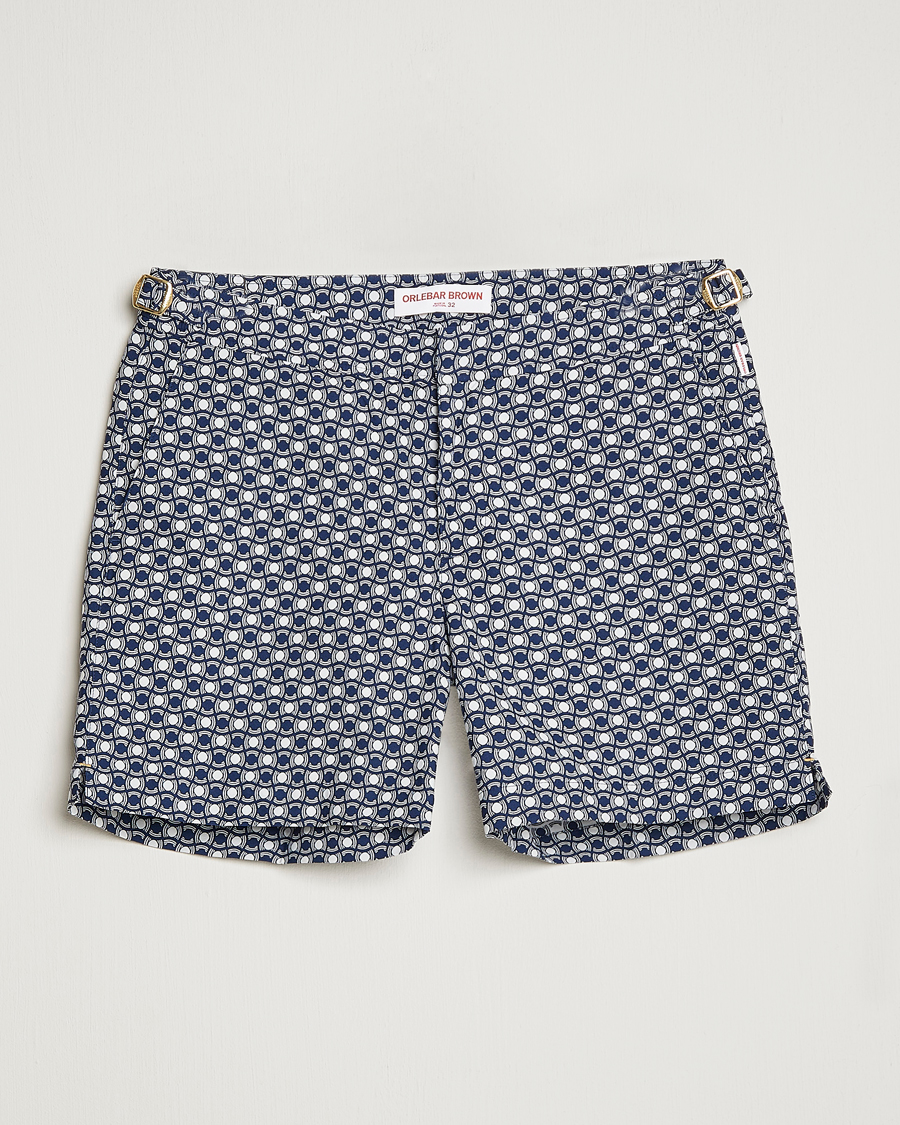 Mies | Uimahousut | Orlebar Brown | Bulldog Tela Jacquard Swimshorts Night Iris