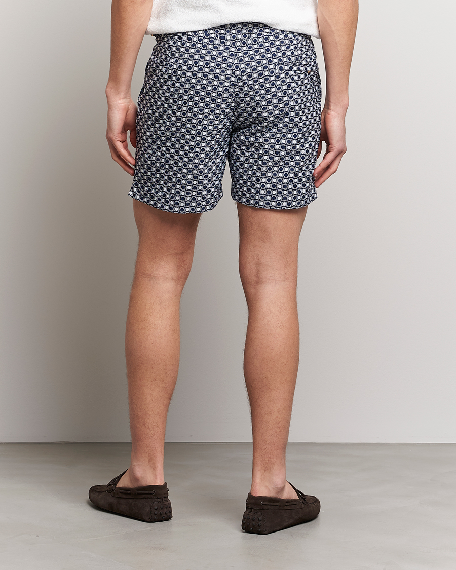 Mies | Uimahousut | Orlebar Brown | Bulldog Tela Jacquard Swimshorts Night Iris