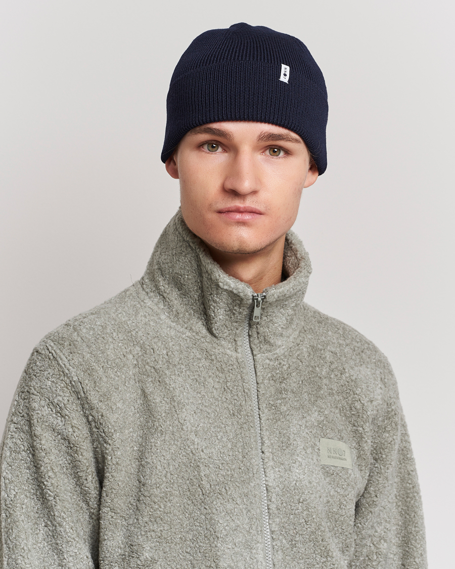 Mies | NN07 Niko Merino Beanie Navy Blue | NN07 | Niko Merino Beanie Navy Blue