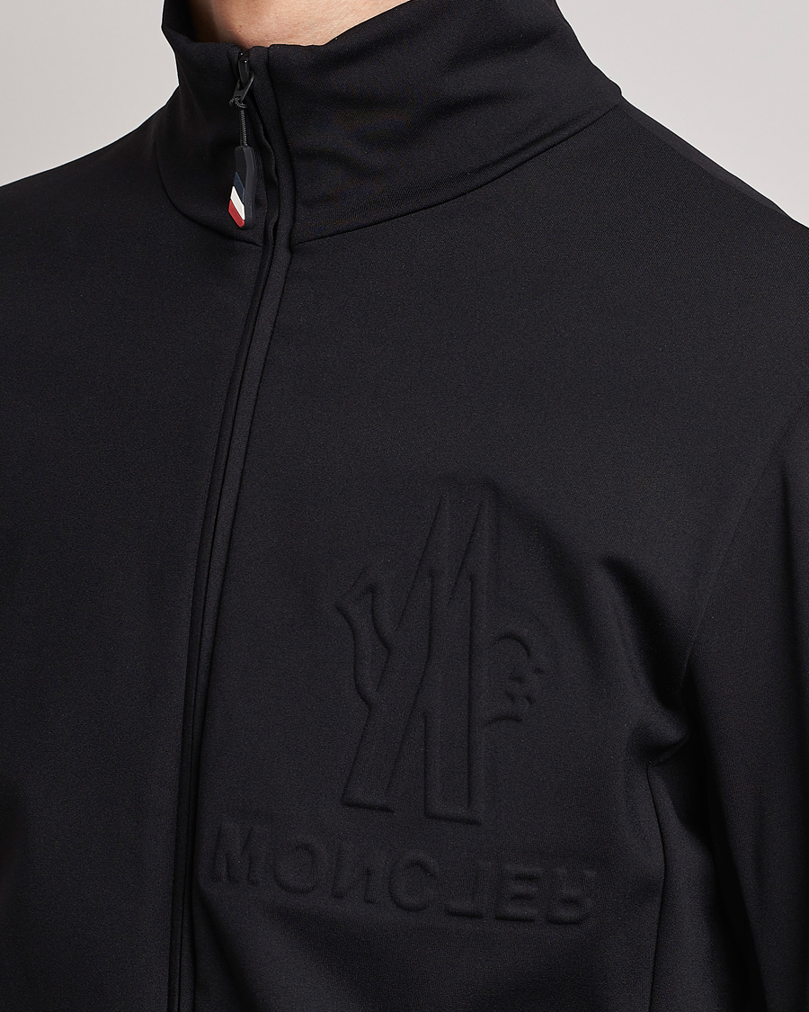 Mies | Puserot | Moncler Grenoble | Embossed Full Zip Cardigan Black