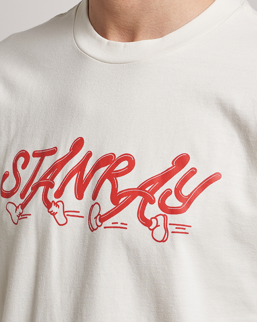 Mies | T-paidat | Stan Ray | Running Crew Neck T-Shirt Natural