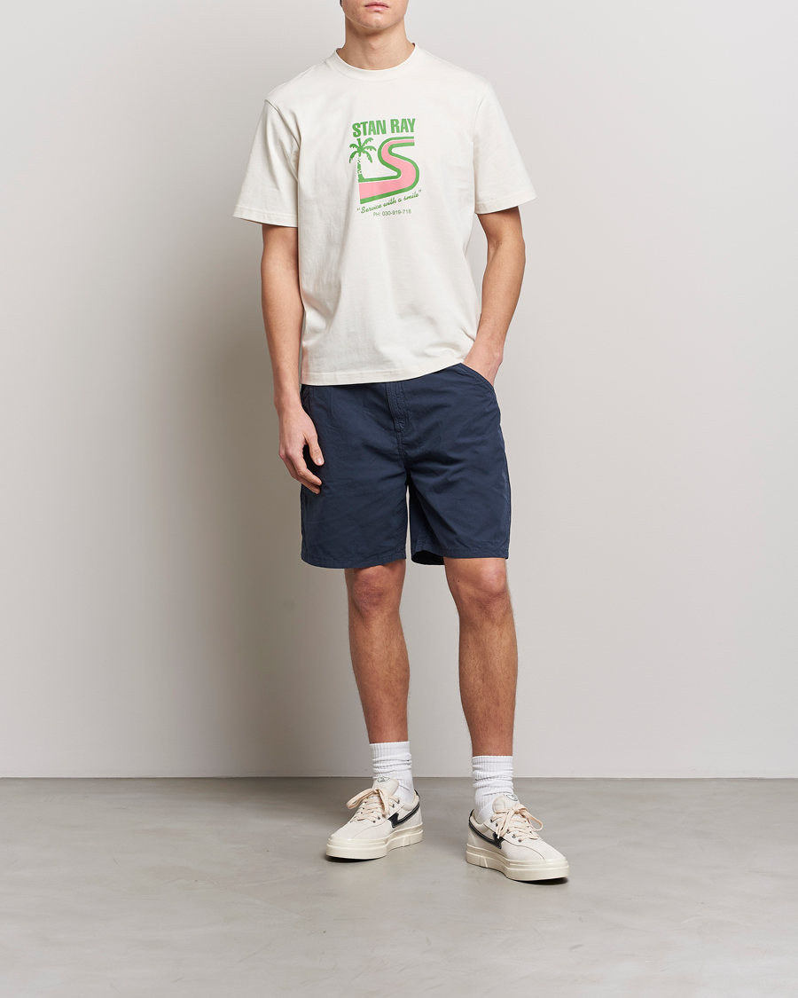 Mies | T-paidat | Stan Ray | Printed Crew Neck T-Shirt Natural