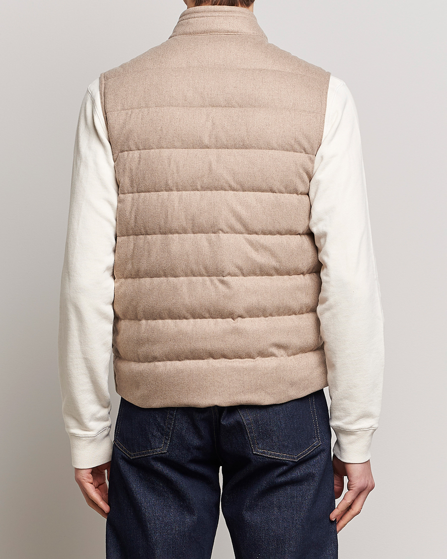Mies | Ulkoliivit | Moncler | Gallienne Flannel Vest Light Grey