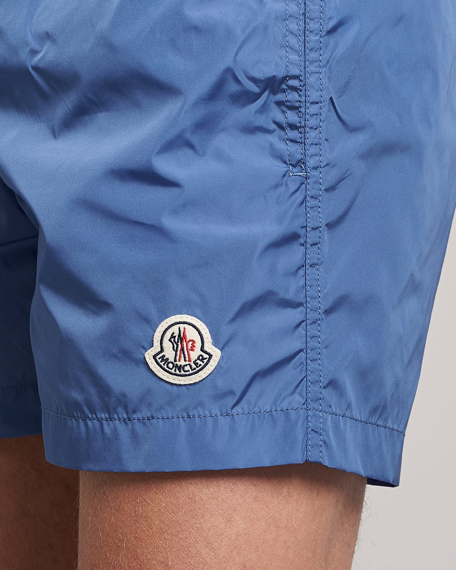 Mies | Uimahousut | Moncler | Nylon Swim Trunks Light Blue