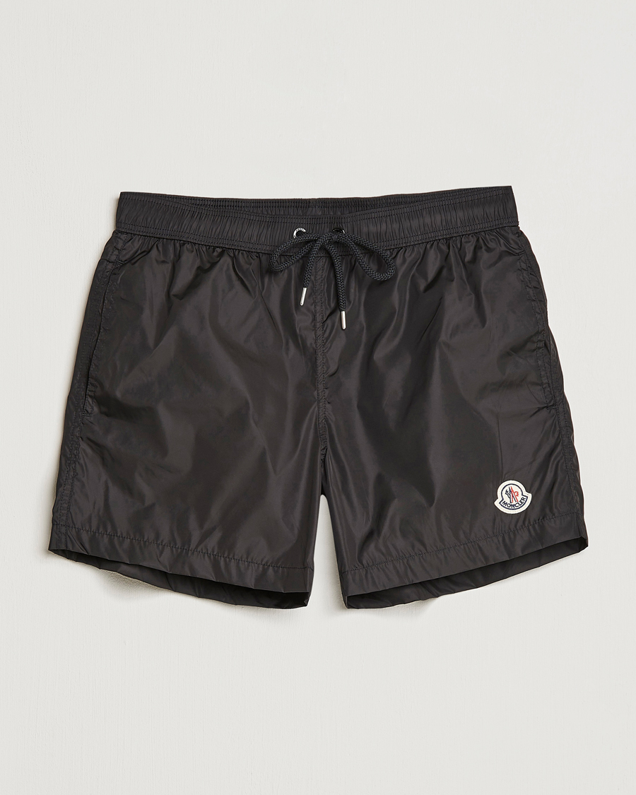 Mies | Uimahousut | Moncler | Nylon Swim Trunks Black