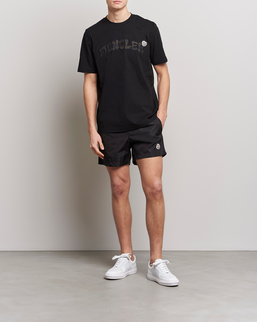 Mies | Uimahousut | Moncler | Nylon Swim Trunks Black