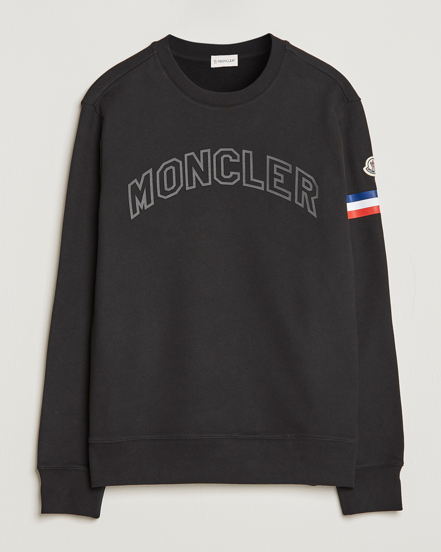 Mies | Puserot | Moncler | Armband Logo Sweatshirt Black