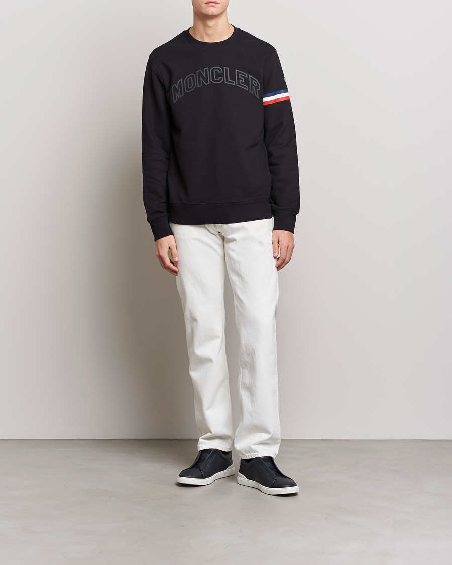 Mies | Puserot | Moncler | Armband Logo Sweatshirt Black