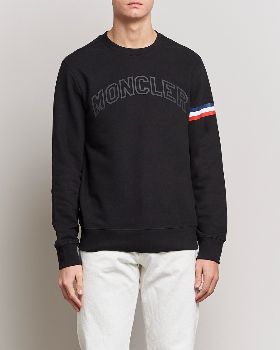 Mies | Puserot | Moncler | Armband Logo Sweatshirt Black