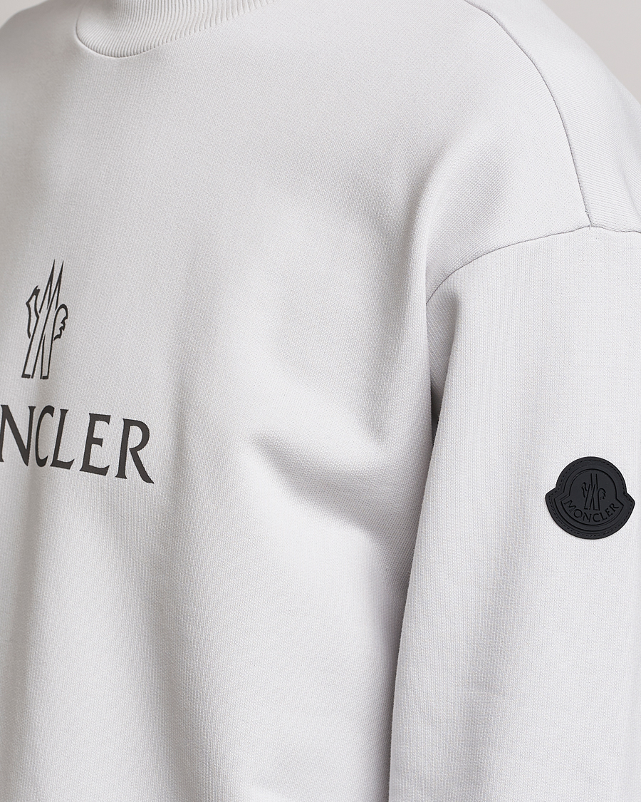 Mies | Puserot | Moncler | Lettering Logo Sweatshirt White
