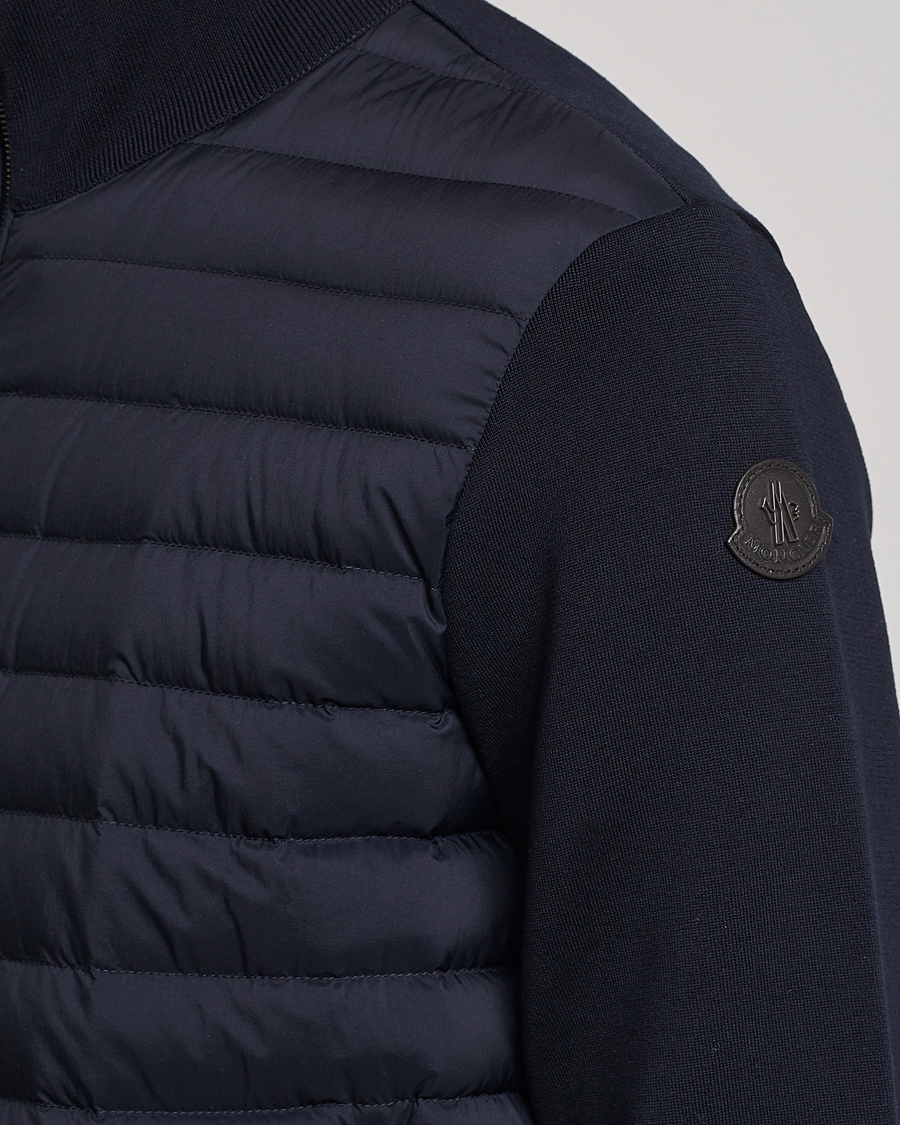 Mies | Puserot | Moncler | Hybrid Zip Cardigan Navy