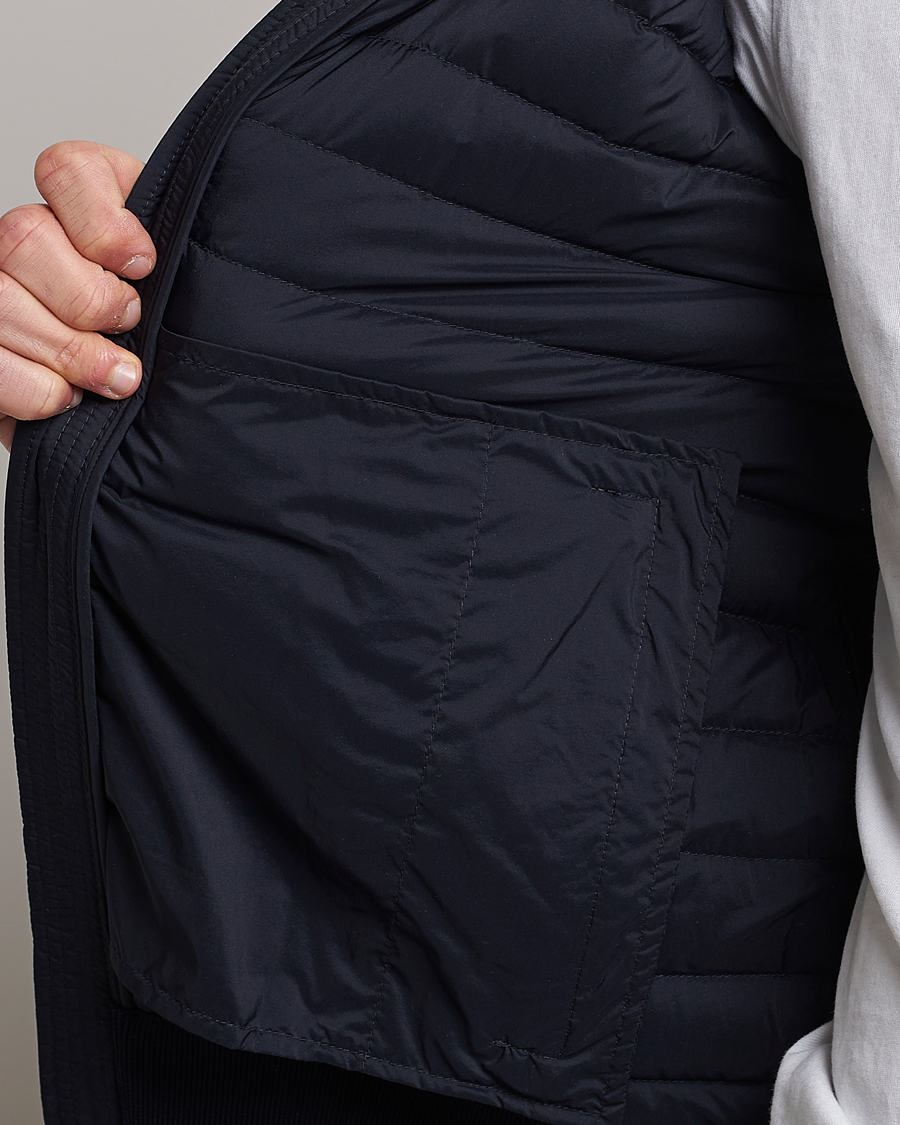 Mies | Puserot | Moncler | Hybrid Zip Cardigan Navy