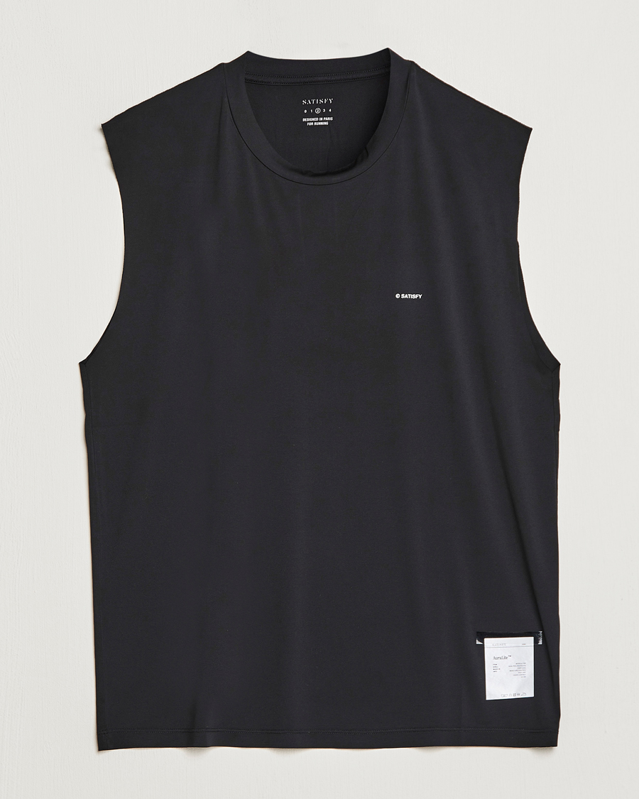 Mies | T-paidat | Satisfy | AuraLIte Muscle Tee Black