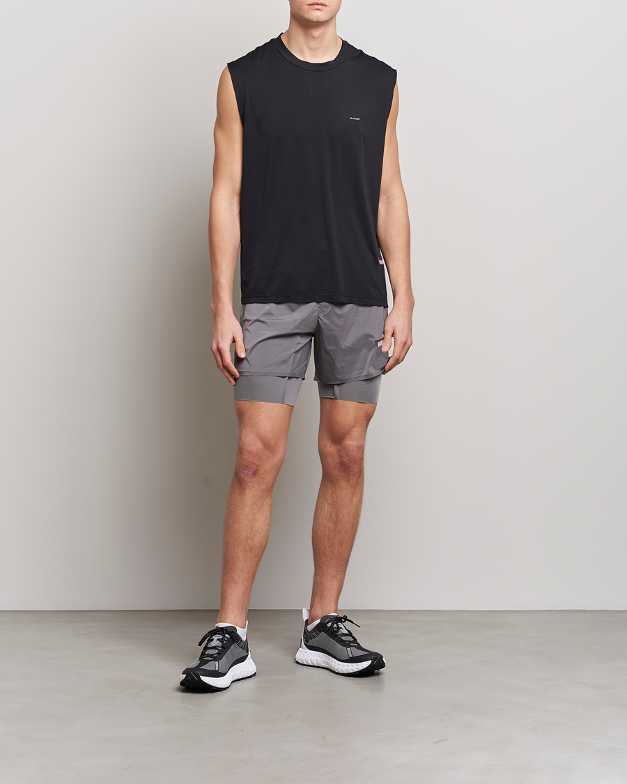 Mies | T-paidat | Satisfy | AuraLIte Muscle Tee Black