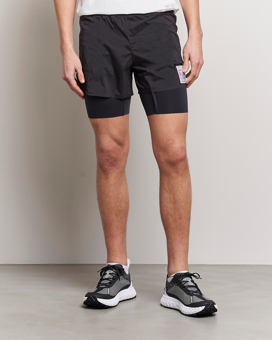 Mies |  | Satisfy | TechSilk 8 Inch Shorts Black