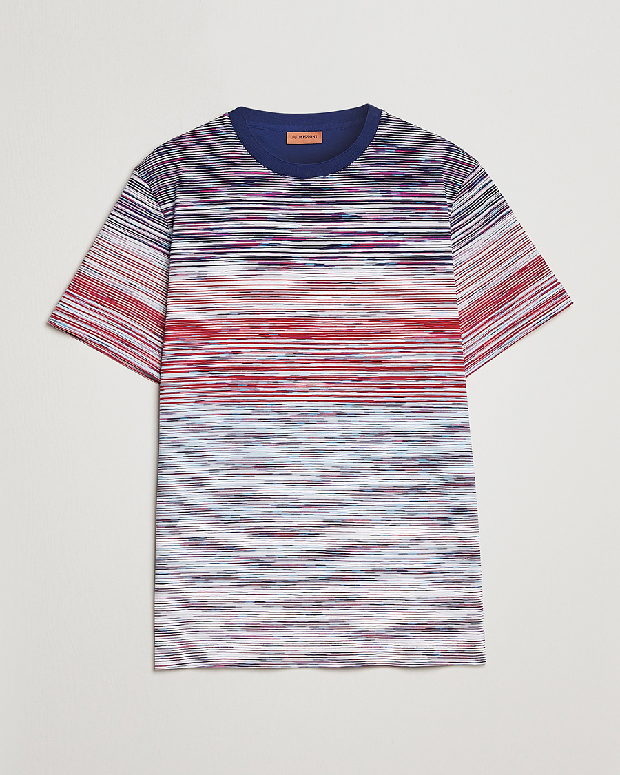 Mies | T-paidat | Missoni | Space Dye T-Shirt Violet/Light Blue