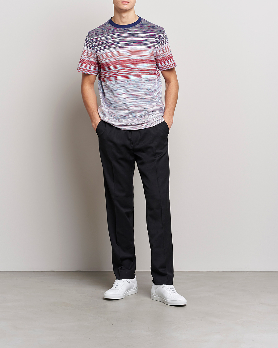 Mies | T-paidat | Missoni | Space Dye T-Shirt Violet/Light Blue