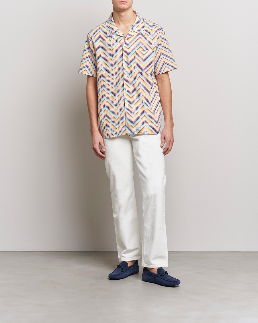 Mies | Kauluspaidat | Missoni | Zig Zag Short Sleeve Shirt Multicolor
