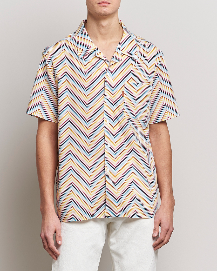 Mies | Kauluspaidat | Missoni | Zig Zag Short Sleeve Shirt Multicolor