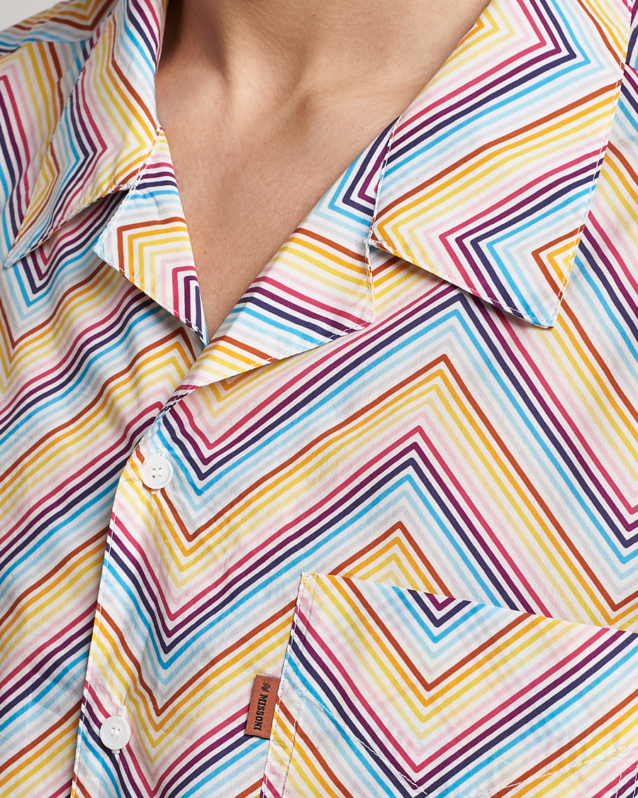 Mies | Kauluspaidat | Missoni | Zig Zag Short Sleeve Shirt Multicolor