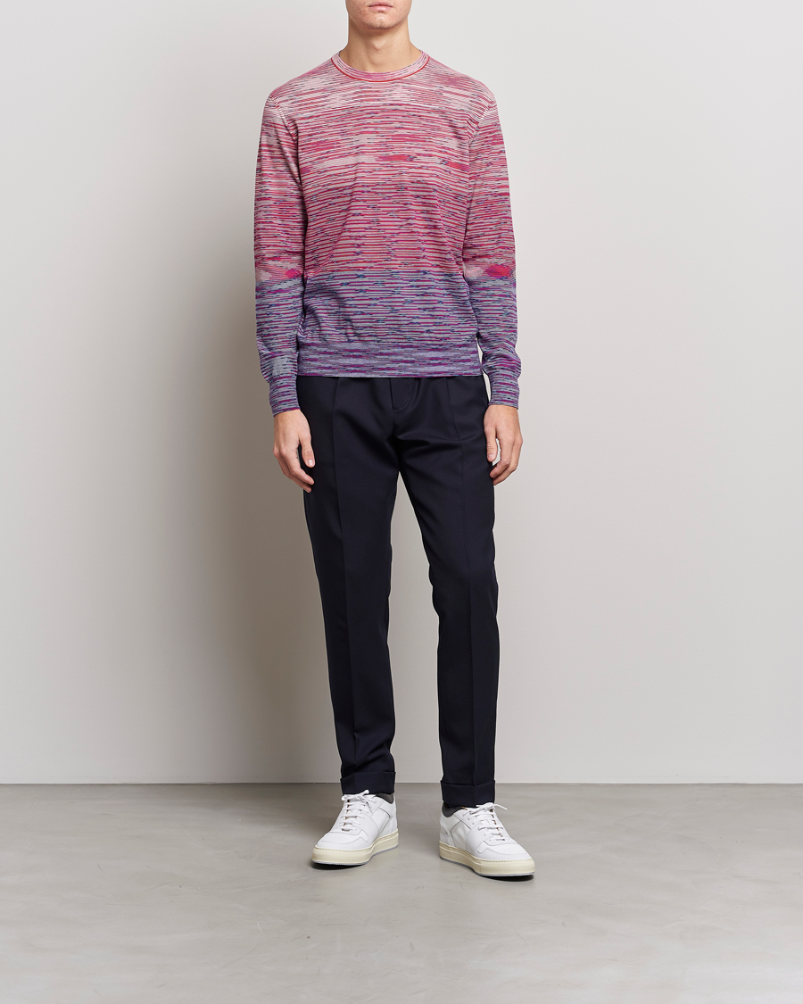 Mies |  | Missoni | Striped Degrade Sweater Red