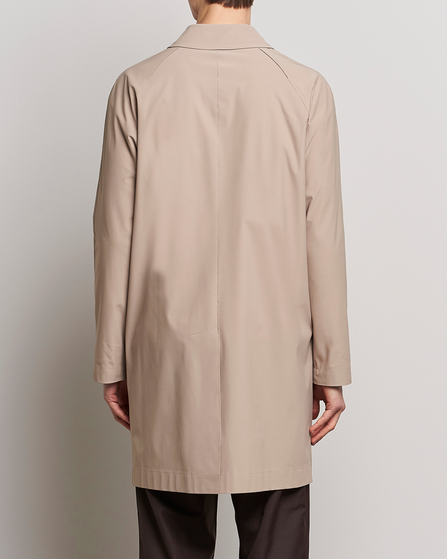 Mies | Takit | Harris Wharf London | Light Technic Balmacaan Coat Camel