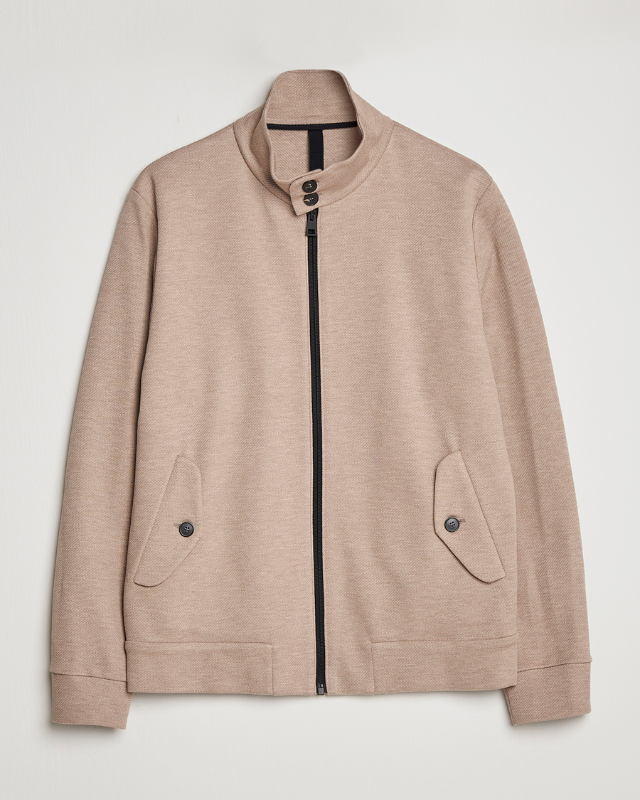 Mies | Takit | Harris Wharf London | Loro Piana Cavalry Twill Harrington Jacket Oat