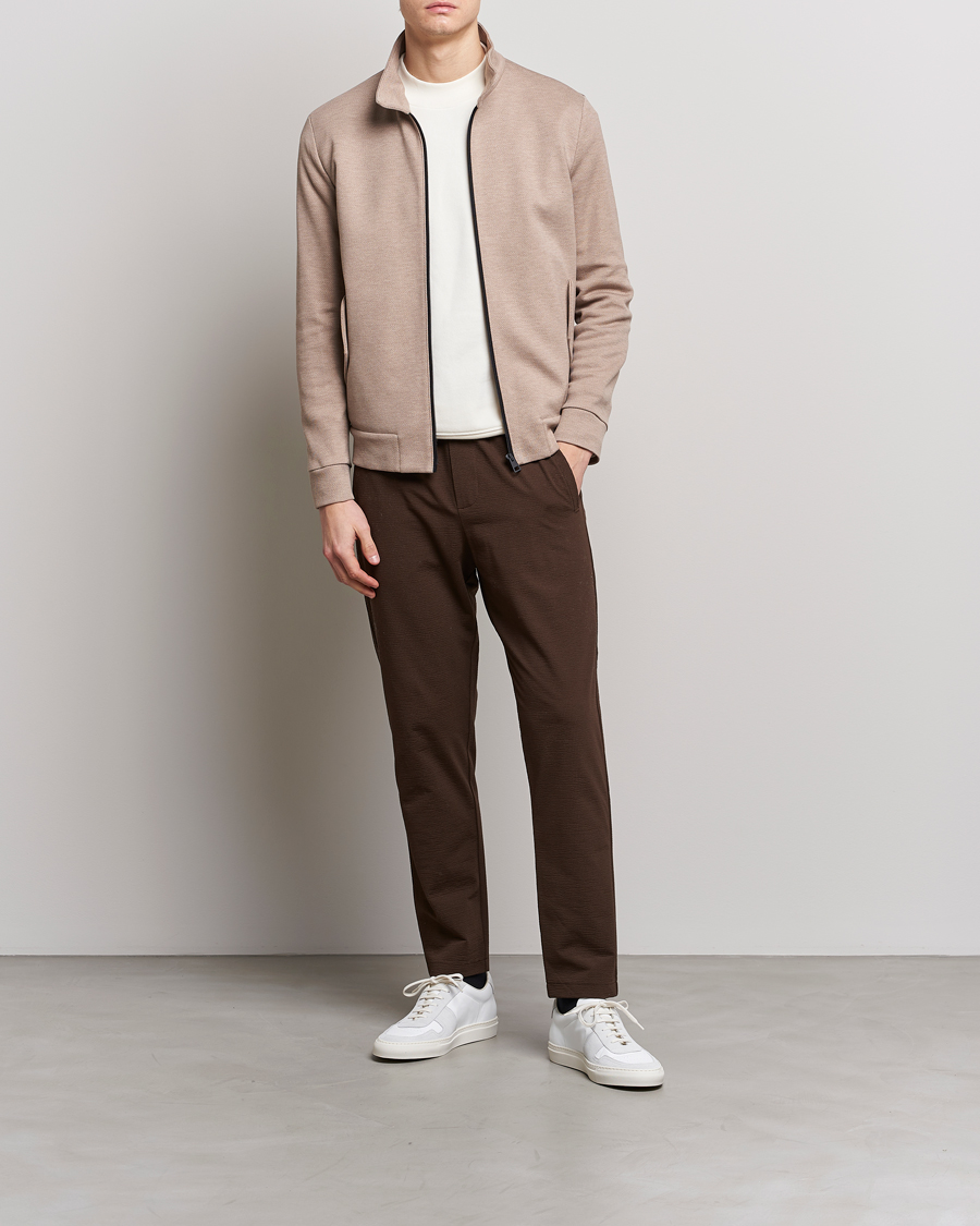 Mies | Takit | Harris Wharf London | Loro Piana Cavalry Twill Harrington Jacket Oat