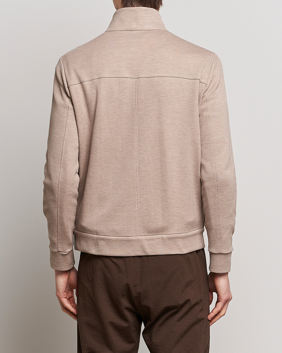 Mies | Takit | Harris Wharf London | Loro Piana Cavalry Twill Harrington Jacket Oat