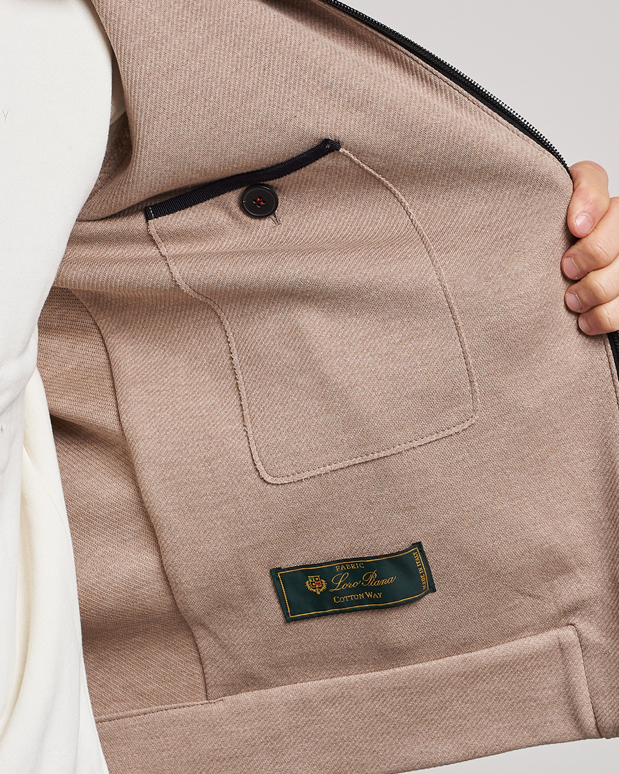 Mies | Takit | Harris Wharf London | Loro Piana Cavalry Twill Harrington Jacket Oat