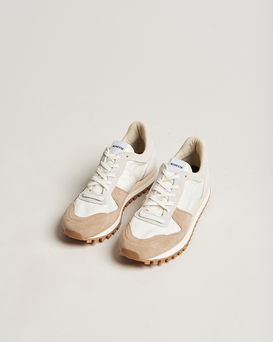 Mies | Tennarit | Novesta | Marathon Trail Running Sneaker White/Beige