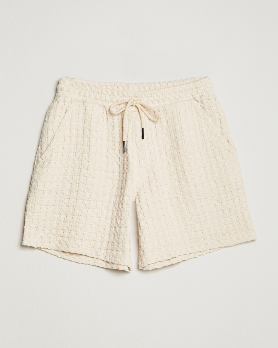 Mies | Shortsit | OAS | Porto Waffle Shorts Ecru
