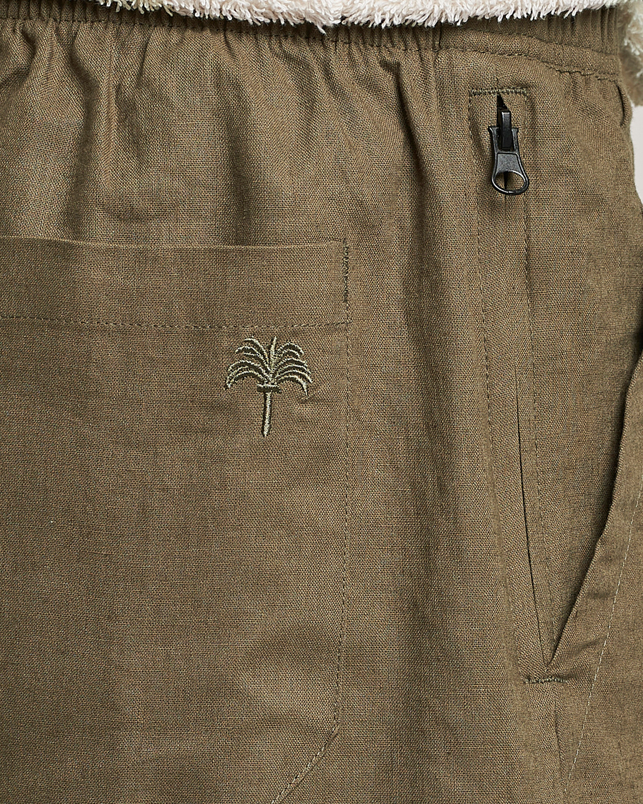 Mies | Shortsit | OAS | Cargo Linen Shorts Army