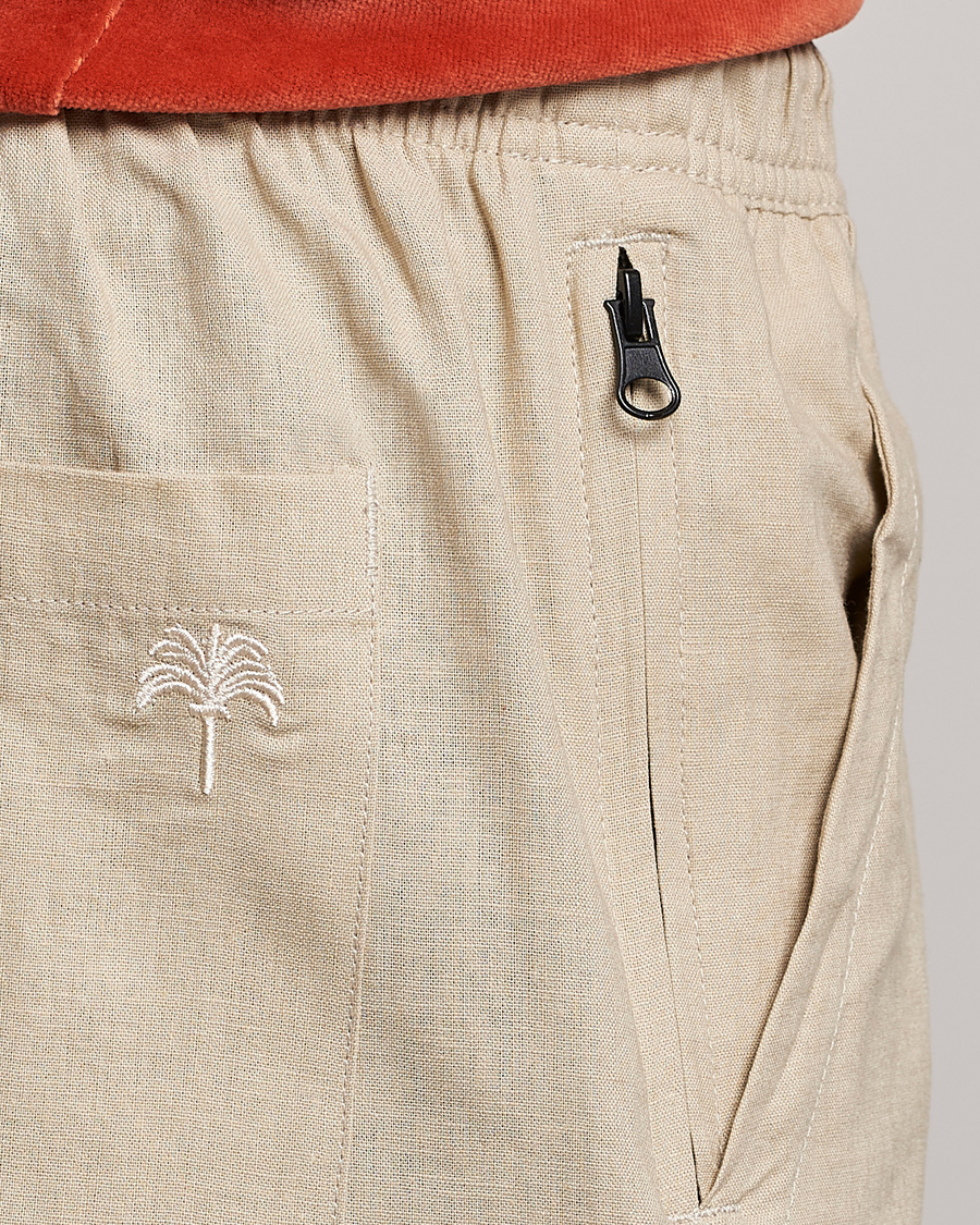 Mies | Shortsit | OAS | Cargo Linen Shorts Beige