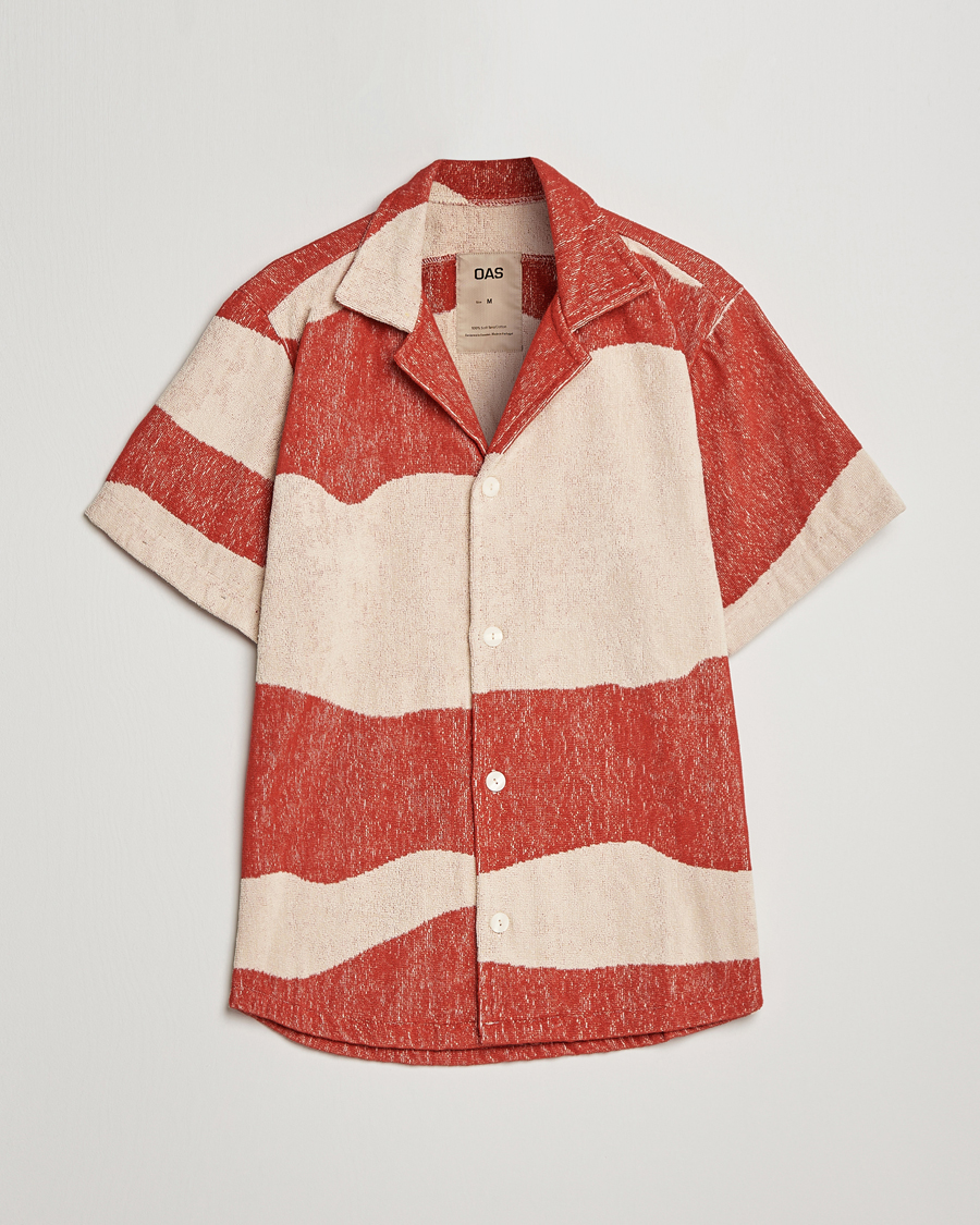 Mies | Kauluspaidat | OAS | Terry Cuba Short Sleeve Shirt Amber Dune