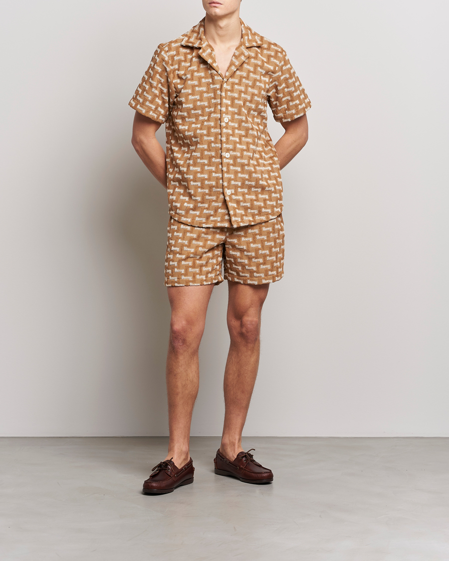 Mies | Shortsit | OAS | Terry Shorts Camel