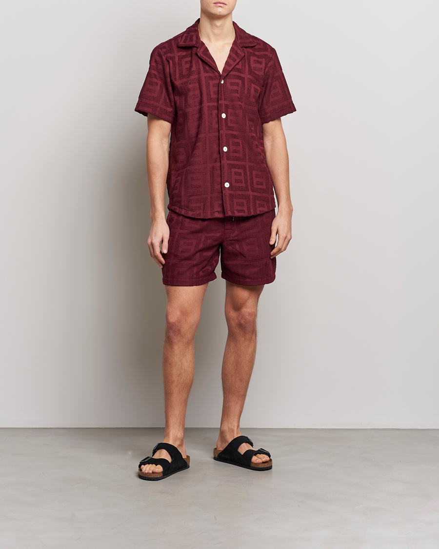 Mies | Shortsit | OAS | Terry Shorts Burgundy