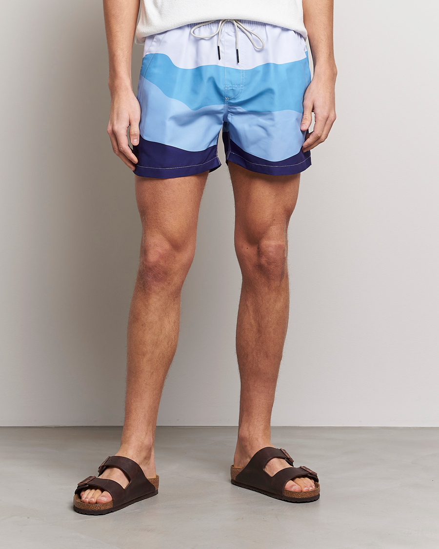 Mies | Uimahousut | OAS | Printed Swimshorts Ice Wave