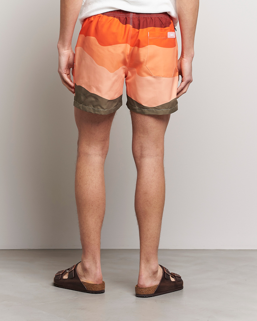 Mies | Uimahousut | OAS | Printed Swimshorts Fire Wave