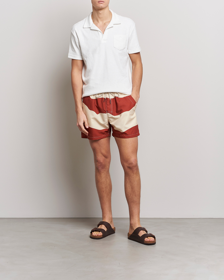 Mies | Uimahousut | OAS | Printed Swimshorts Amber Dune
