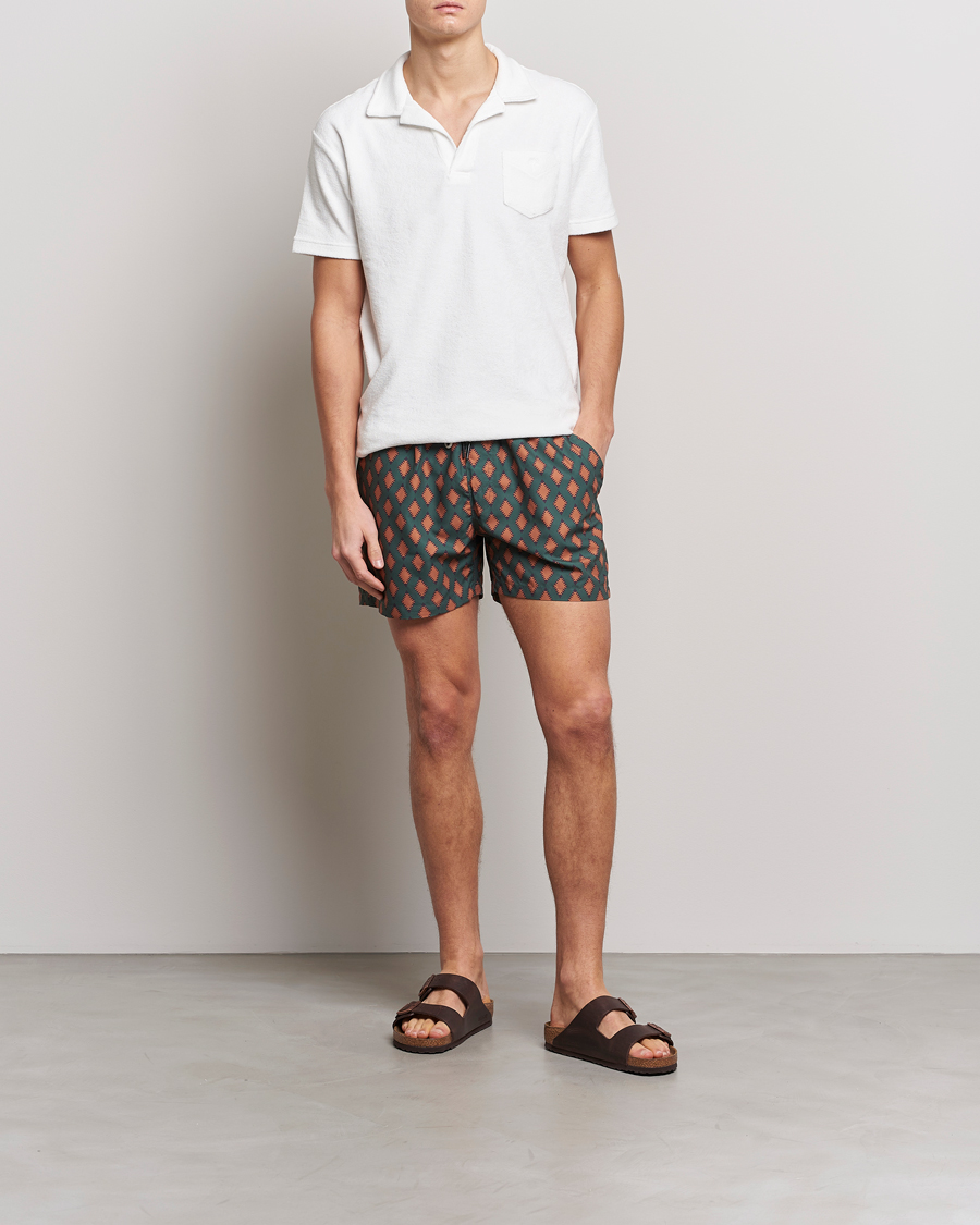 Mies | Uimahousut | OAS | Printed Swimshorts Smokin Rustic