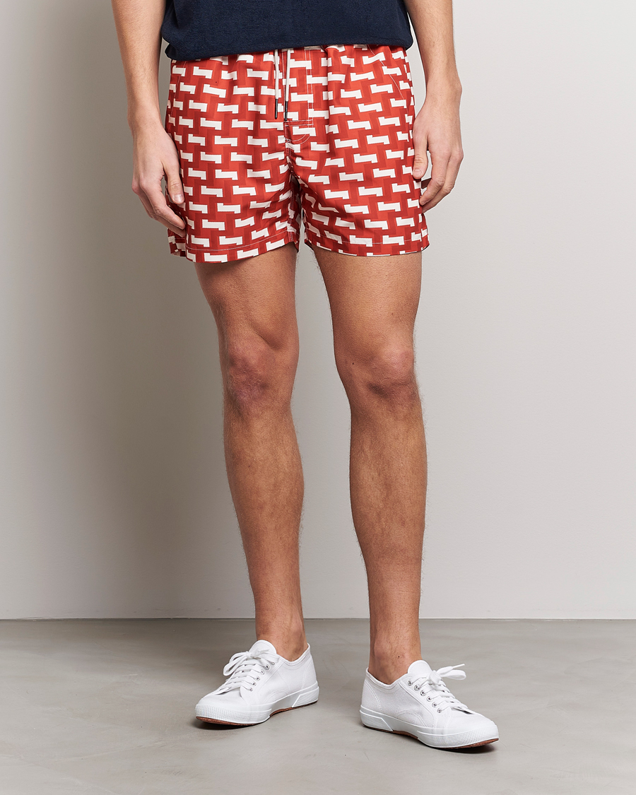 Mies | Uimahousut | OAS | Printed Swimshorts Layer Zig