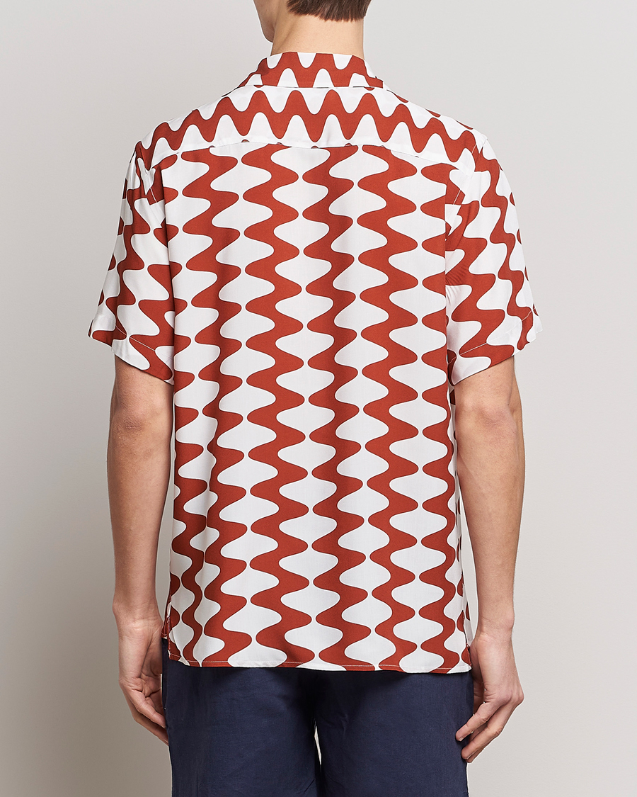 Mies | Kauluspaidat | OAS | Viscose Resort Short Sleeve Shirt Big Lauda