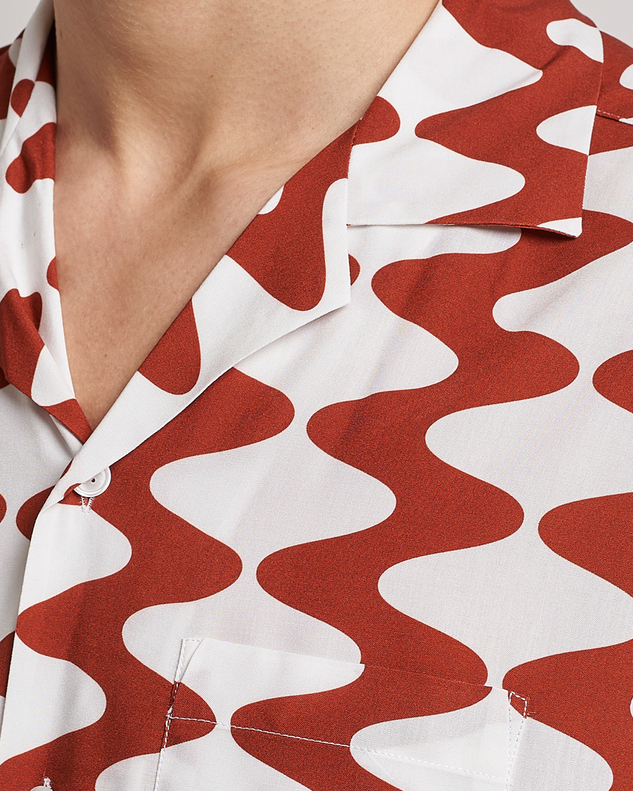 Mies | Kauluspaidat | OAS | Viscose Resort Short Sleeve Shirt Big Lauda