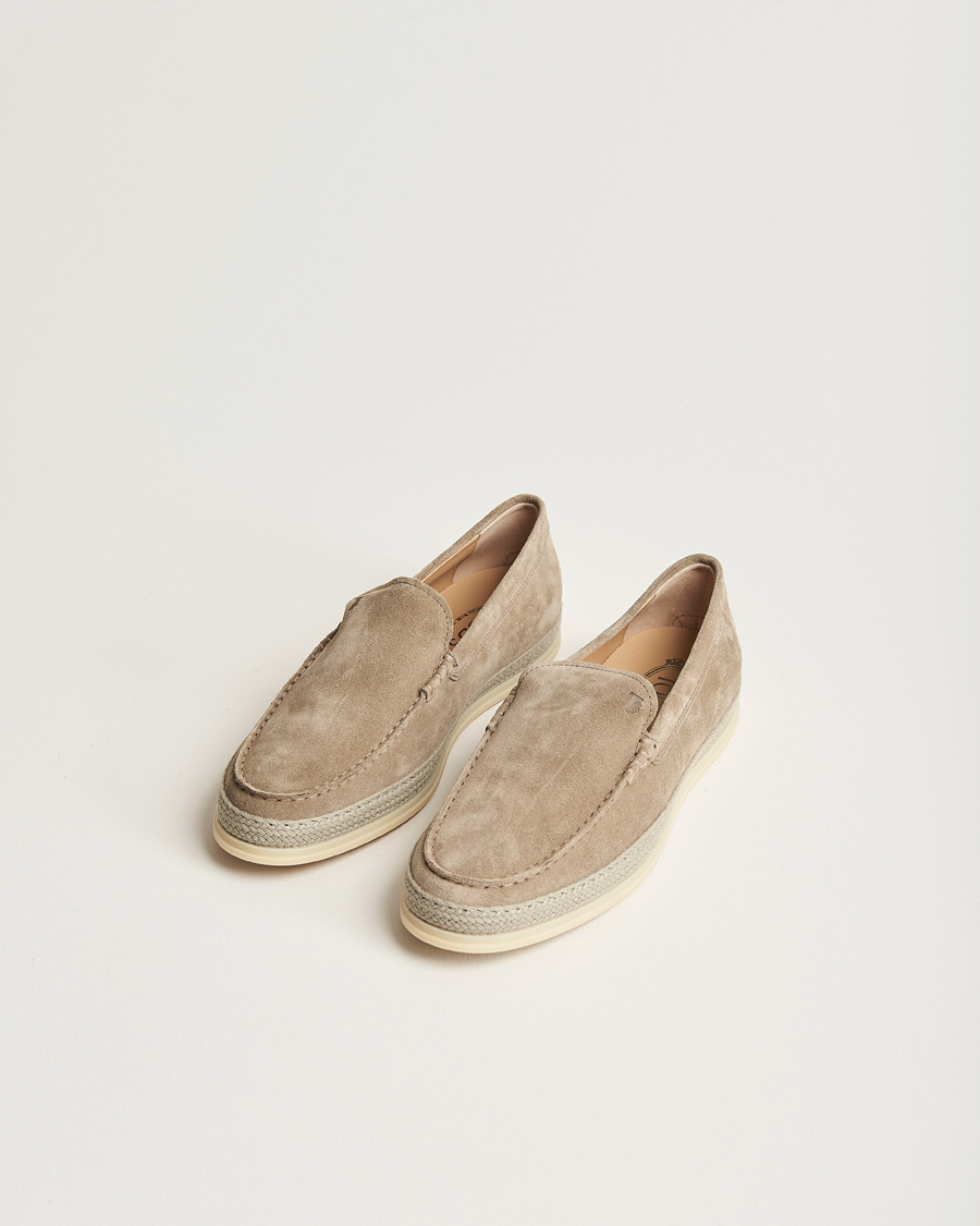 Mies | Loaferit | Tod's | Raffia Loafers Taupe Suede