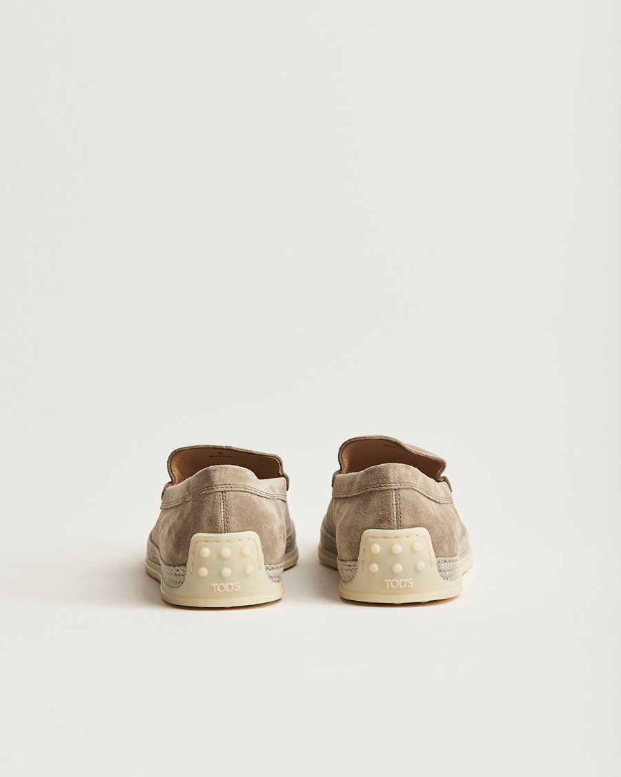 Mies | Tod's Raffia Loafers Taupe Suede | Tod's | Raffia Loafers Taupe Suede