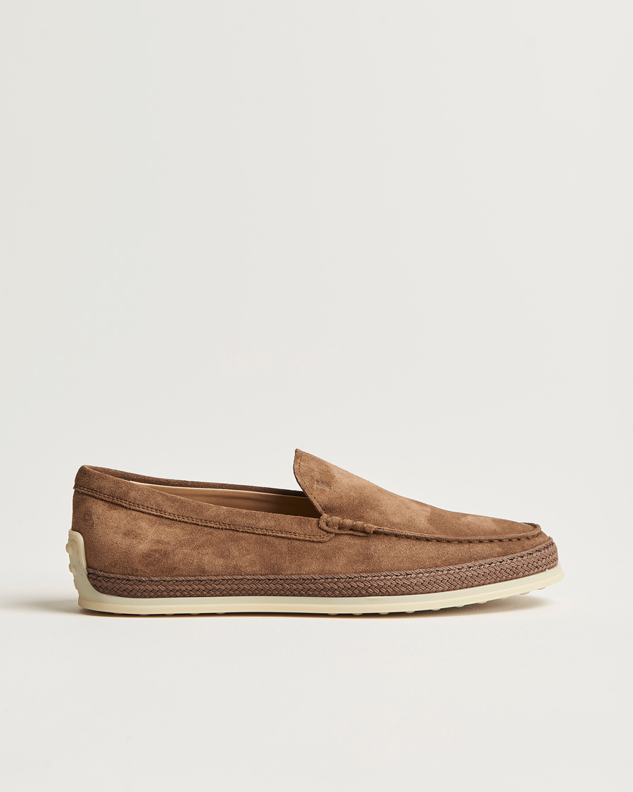 Mies | Tod's Raffia Loafers Brown Suede | Tod's | Raffia Loafers Brown Suede