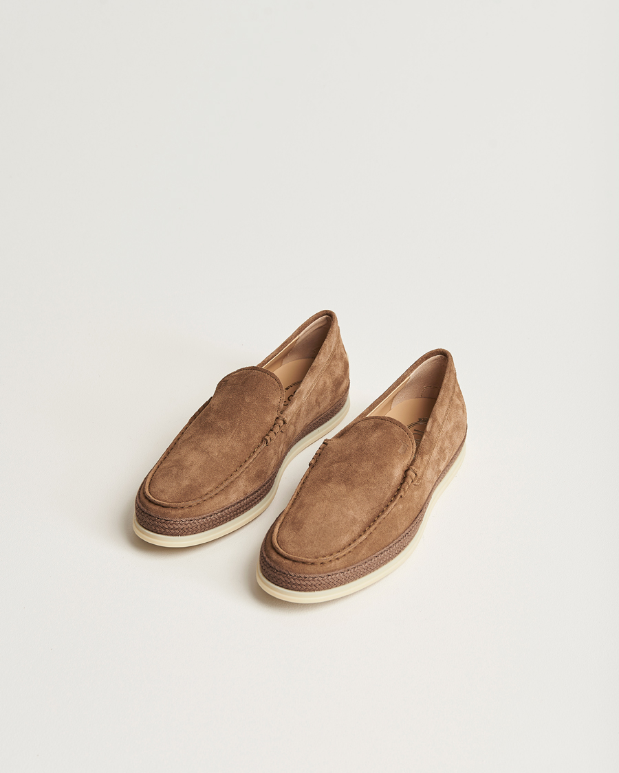 Mies |  | Tod's | Raffia Loafers Brown Suede